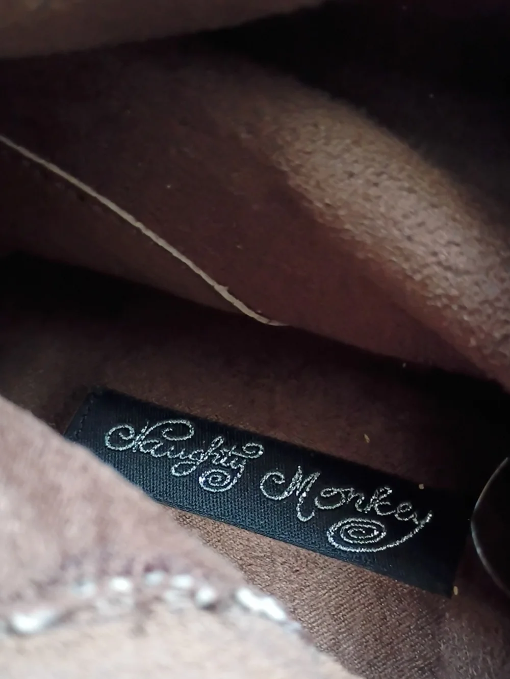 Laughty Monkey Women's Tall Brown Leather Riding Boots